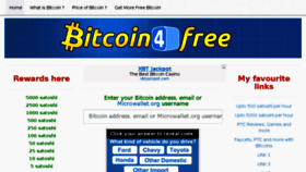What Bitcoin4free.com website looked like in 2014 (9 years ago)