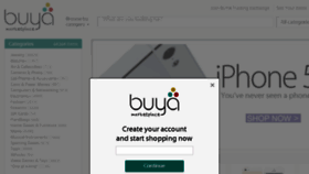 What Buya.com website looked like in 2014 (9 years ago)
