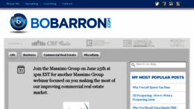 What Bobarron.com website looked like in 2014 (9 years ago)