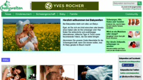 What Babywelten.ch website looked like in 2014 (9 years ago)