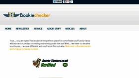 What Bookiechecker.com website looked like in 2014 (9 years ago)