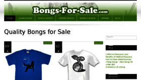 What Bongs-for-sale.com website looked like in 2014 (9 years ago)