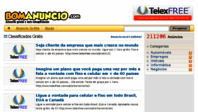 What Bomanuncio.com website looked like in 2014 (9 years ago)