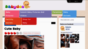 What Babydon.com website looked like in 2014 (9 years ago)