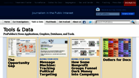 What Bailout.propublica.org website looked like in 2014 (9 years ago)