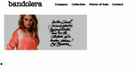What Bandolera.com website looked like in 2014 (9 years ago)