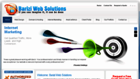 What Bariziwebsolutions.com website looked like in 2014 (9 years ago)