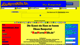 What Bauherrnhilfe.de website looked like in 2014 (9 years ago)