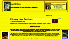 What Bees-online.com website looked like in 2014 (9 years ago)