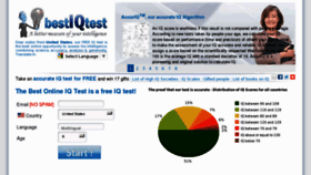 What Best-iq-test.com website looked like in 2014 (9 years ago)