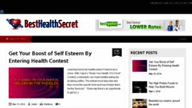 What Besthealthsecret.com website looked like in 2014 (9 years ago)