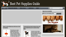 What Bestpetsuppliesguide.com website looked like in 2014 (9 years ago)