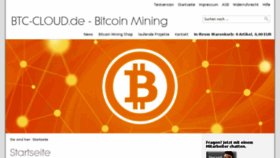 What Btc-cloud.de website looked like in 2014 (9 years ago)