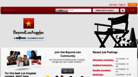 What Beyondlosangeles.com website looked like in 2014 (9 years ago)