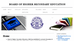 What Bhsed.org website looked like in 2014 (12 years ago)
