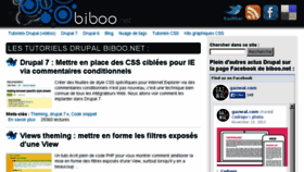 What Biboo.net website looked like in 2014 (9 years ago)
