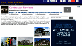 What Bluecirclebuilders.com website looked like in 2014 (9 years ago)