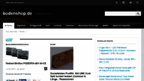 What Bodenshop.de website looked like in 2014 (9 years ago)