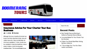 What Boomerangtours.net website looked like in 2014 (9 years ago)