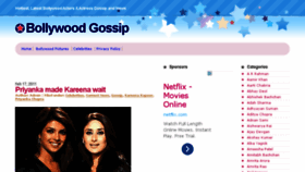 What Bollywoodhott.com website looked like in 2014 (9 years ago)
