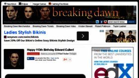 What Breakingdawnmovie.org website looked like in 2014 (9 years ago)