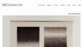 What Brookandlyn.com website looked like in 2014 (9 years ago)