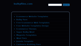 What Bulkyfiles.com website looked like in 2014 (9 years ago)