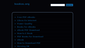What Bookos.org website looked like in 2014 (9 years ago)
