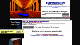 What Beatfiltering.com website looked like in 2014 (9 years ago)