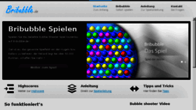What Bribubble.de website looked like in 2014 (9 years ago)