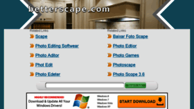 What Betterscape.com website looked like in 2014 (9 years ago)