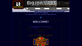 What Bigjonpcgames.com website looked like in 2014 (9 years ago)
