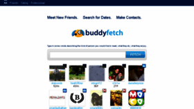 What Buddyfetch.com website looked like in 2014 (9 years ago)