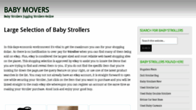 What Babymovers.com website looked like in 2014 (9 years ago)