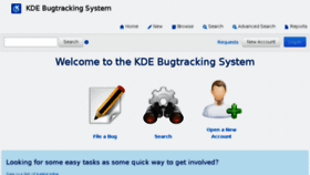 What Bugs.kde.org website looked like in 2014 (9 years ago)