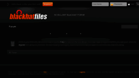 What Blackhatfiles.com website looked like in 2014 (9 years ago)