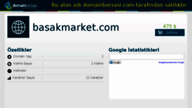 What Basakmarket.com website looked like in 2014 (9 years ago)
