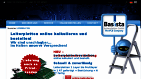What Basista.de website looked like in 2014 (9 years ago)