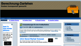 What Berechnung-darlehen.de website looked like in 2014 (9 years ago)