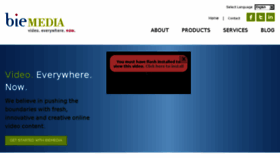 What Biemedia.com website looked like in 2014 (9 years ago)