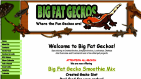 What Bigfatgeckos.com website looked like in 2014 (9 years ago)