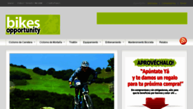 What Bikesopportunity.com website looked like in 2014 (9 years ago)