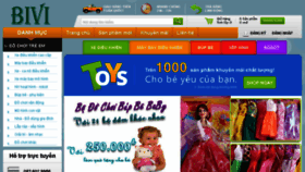 What Bivi.vn website looked like in 2014 (9 years ago)