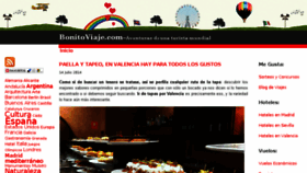 What Bonitoviaje.com website looked like in 2014 (9 years ago)