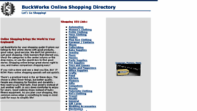 What Buckworks.com website looked like in 2014 (9 years ago)