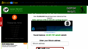 What Bitcoin4free.com website looked like in 2014 (9 years ago)