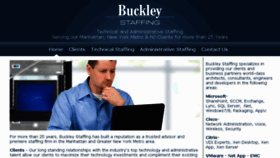 What Buckleystaffing.com website looked like in 2014 (9 years ago)