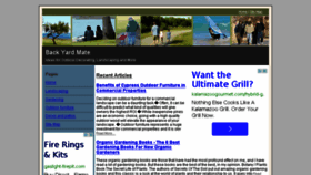 What Backyardmate.com website looked like in 2014 (9 years ago)