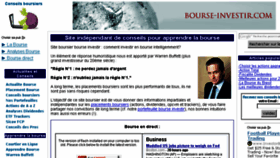 What Bourse-investir.com website looked like in 2014 (9 years ago)
