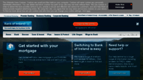 What Bankofireland.ie website looked like in 2014 (9 years ago)